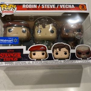 Funko Pop strangers things figures never opened